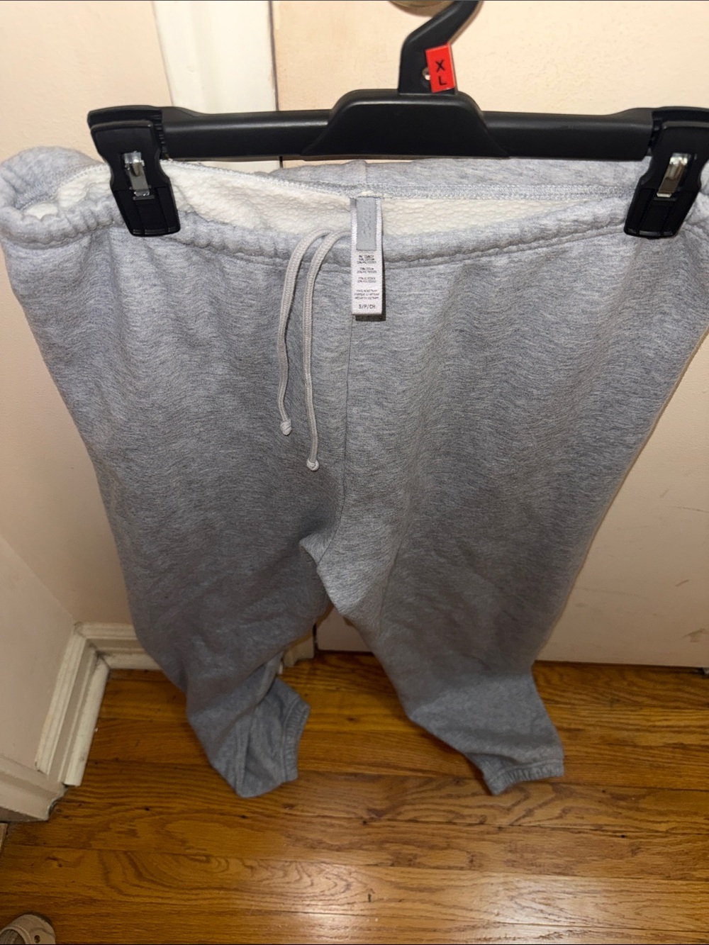 💎SKIMS COTTON FLEECE CLASSIC JOGGERS-HEATHER GRAY💎